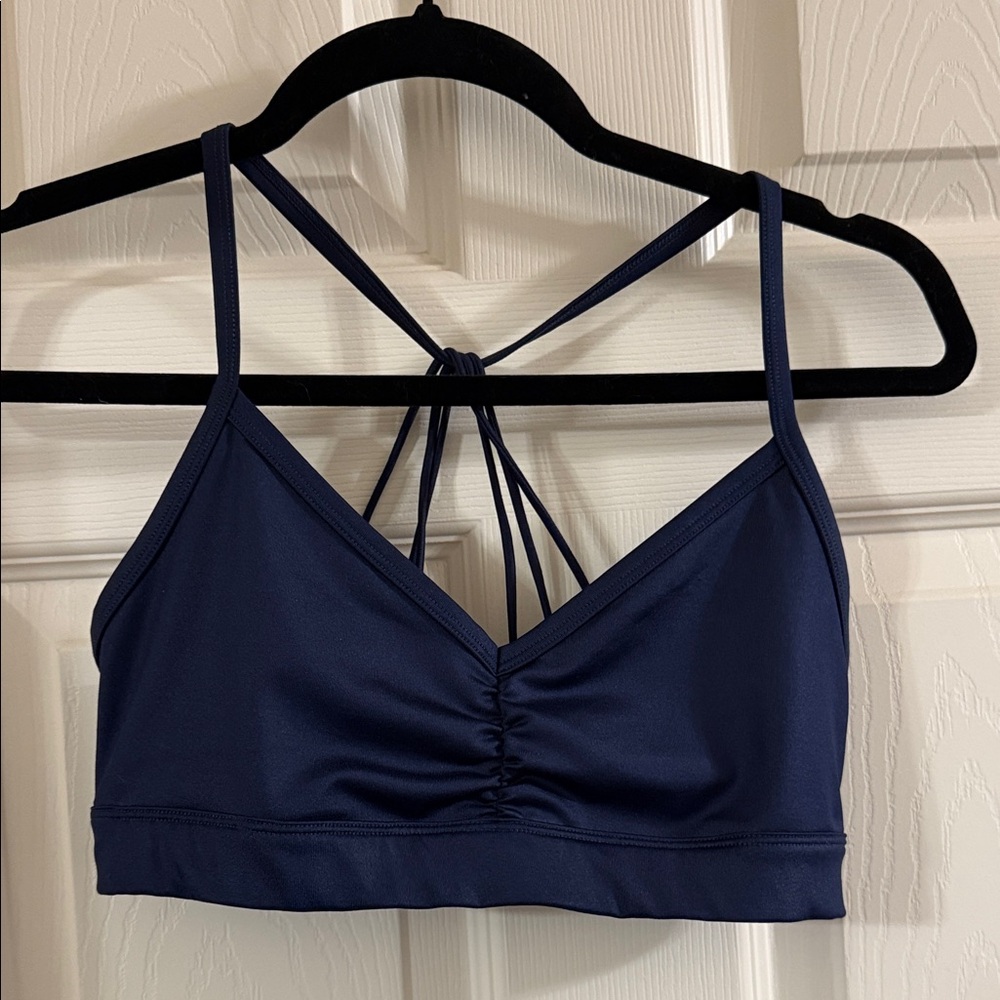 ALO Yoga Navy Strappy Bra